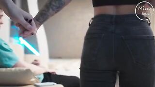 A husband hired a guy to watch his wife get fucked by another man