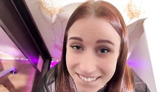 Girl was fucked by her friend and got cum on her face