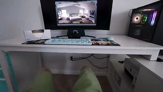 Spy drone caught me jerking off, fucking pervert stepbrother! - PONRO
