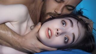 Shy teen gets fucked hard by her dad in doggy style