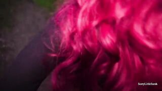 Fucked Russian beauty with big ass in the forest