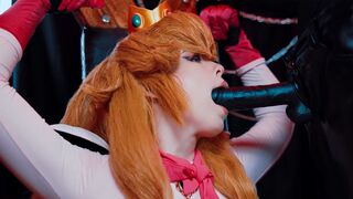 Bowser roughly fucked Princess Peach with his BBC in a hardcore scene