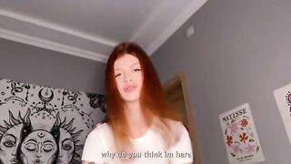 A cute girl appeared out of nowhere and started to suck me off