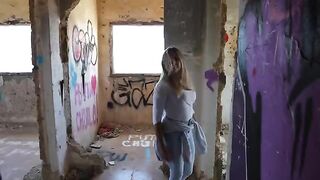 An Italian guy got a blowjob from a hot girl near the church in Tenerife