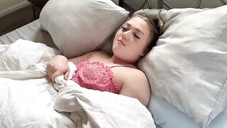 A cute teen plays hooky with her step dad in a steamy scenario