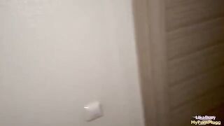 A stepsister got so horny she started to fuck with her bro