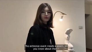 Instead of studying, classmate decided to get fucked hard and good