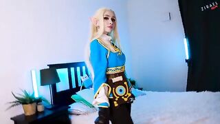 Link's cock craving Zelda in HD quality - CUT version