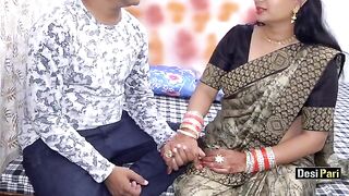 Step sister and brother getting fucked on Rakhi with Hindi audio