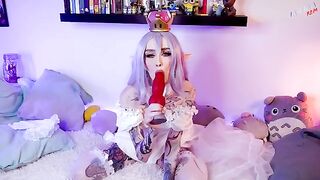 Finally, Mario fucked Bowsette in her wet pussy - CUT