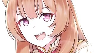 Raphtalia Edging, the rising shield hero, delivers intense pleasure in this hot hentai joI scene