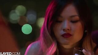 Lulu dressed up as a plaything and got fucked with a strapon