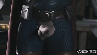 Deadpool, Yelena, and Taskmaster fuck the Black Widow in a hardcore foursome