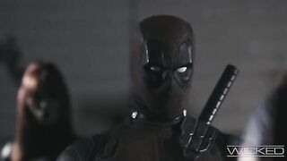 Deadpool, Yelena, and Taskmaster fuck the Black Widow in a hardcore foursome