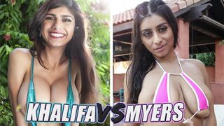 A compilation of the best Mia Khalifa and Violet Myers have to offer