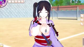 Game Koikatsu! ]Fuck big tits DanMachi Yamato Mikoto's 3DCG anime