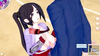 Game Koikatsu! ]Fuck big tits DanMachi Yamato Mikoto's 3DCG anime