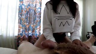 An Amateur Couple Enjoy a Morning Reverse Cowgirl Session