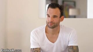 Hot Latina Eliza Ibarra dances with tattooed Frenchman passionately
