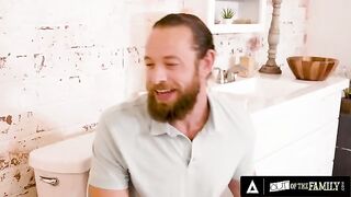 The annoyed stepbrother fucked his sister Laney Grey hard in the bathroom