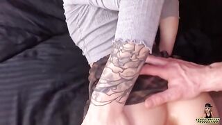The guy teased and creampied ass of hot young beauty Leksa Biffer