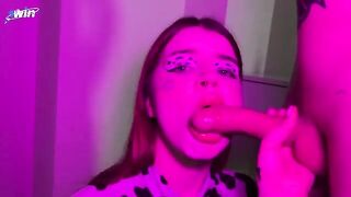 The sexy cowgirl wants your milk real bad