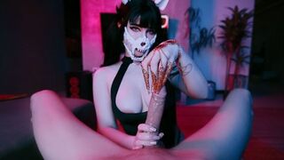 The test of willpower through MollyRedWolf's seductive charm and femdom allure