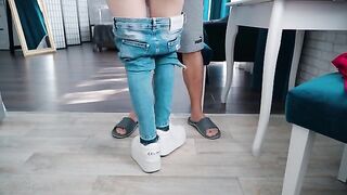Sorry sweetheart, but I wrecked your stepsister's tight ass until she squirted and got filled with cum