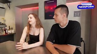 The bride cheats on her groom with the bartender
