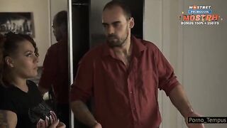 Redhead Russian schoolgirl gets fucked by teachers in a steamy orgy