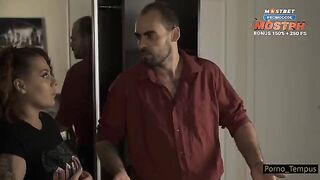 Redhead Russian schoolgirl gets fucked by teachers in a steamy orgy