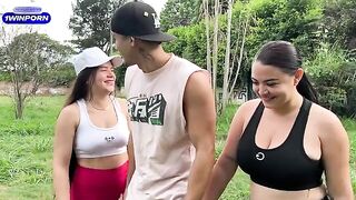 Guy offered money to girlfriends in the park to fuck with them, Ema Ribeiro style