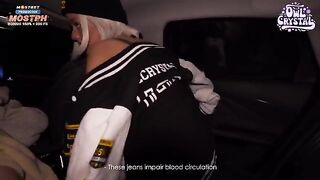 A spontaneous sex encounter in the car due to owl crystal