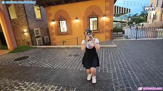 I was fed by a cute stranger from Italy with her famous pepperonni
