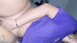 Gifted Bahian guy gets hot blonde's ass in the air