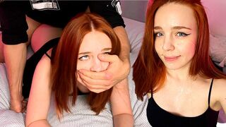 The couple cannot restrain their love for each other