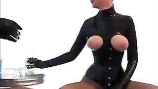 Lesbians wearing latex wanted to fuck without limits