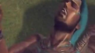 A hot brunette woman has great sex with her guy friend