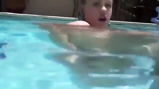 Babe in underwater scene uses dildo to stimulate her ass