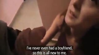 Red-haired beauty tried anal sex for the first time with a pick-up guy