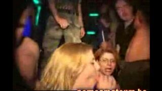Bunch of used sluts resting in the club after getting fucked