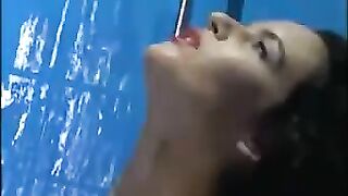 A couple has sex right in the bathroom