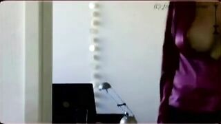 Peeping through big tits is a lot of fun