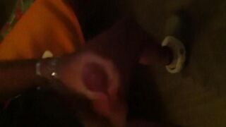 A hot guy masturbates in front of the mirror, it was a great sight