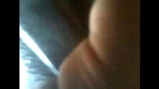 The guy pressed bus ticket to the ass of a cute girl