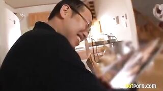 Sex with a classmate is going on in the classroom