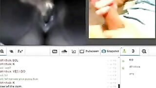 A wife gets her sexual needs satisfied by her husband on webcam