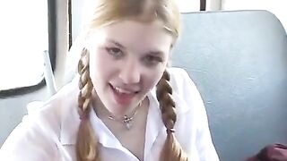 Diapered schoolgirls get fucked under their skirts in a taboo scene