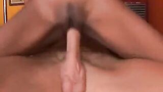 A white cock for the skinny black beauty with a small ass