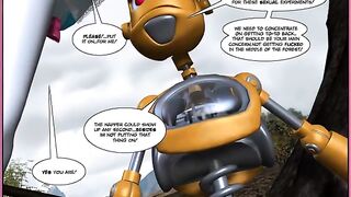 Comic book with porn robots - the best one for you to read!